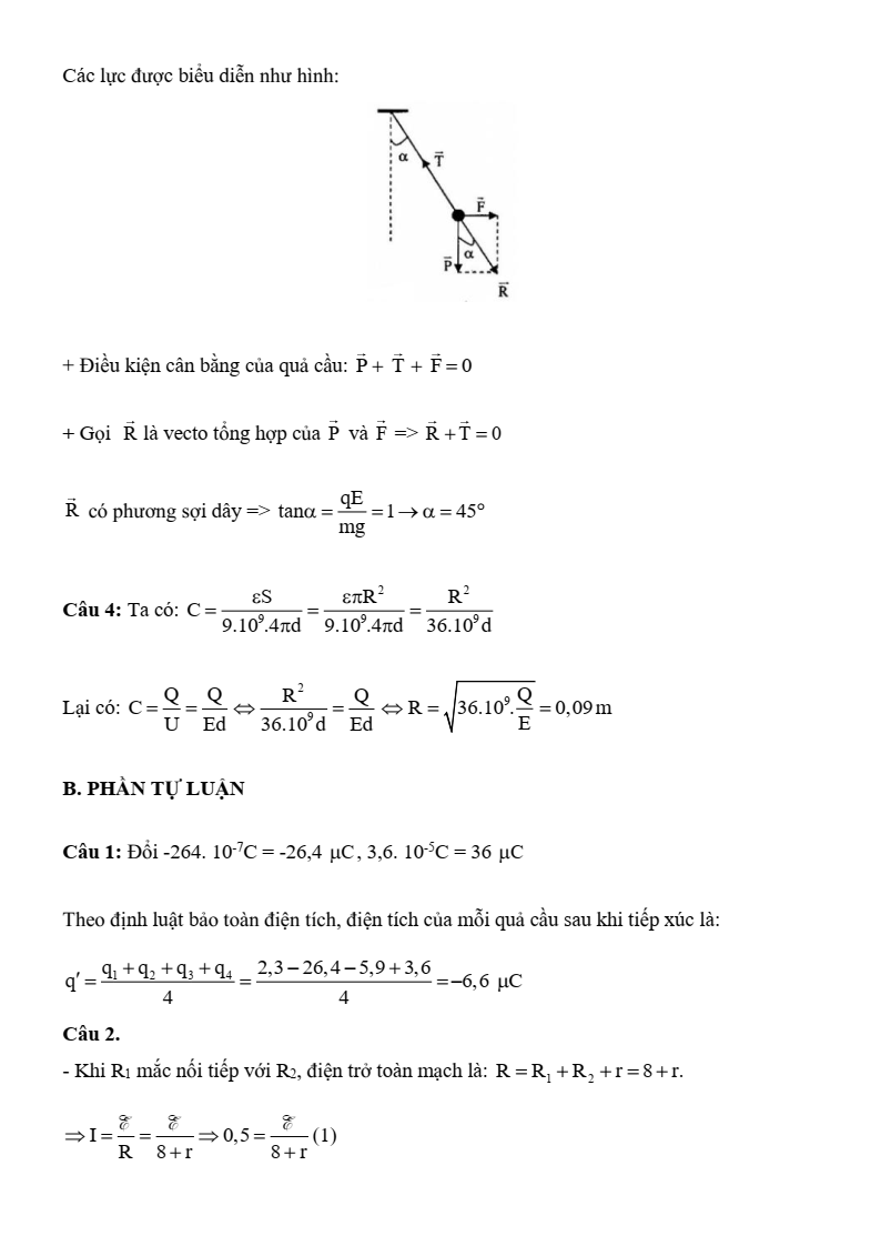 6+ Đề thi Giữa kì 2 Vật lí 11 Kết nối tri thức (cấu trúc mới, có đáp án)