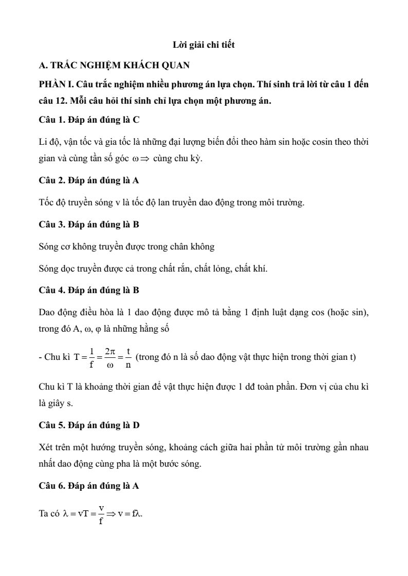 6 Đề thi Học kì 1 Vật lí 11 Chân trời sáng tạo (có đáp án, cấu trúc mới)