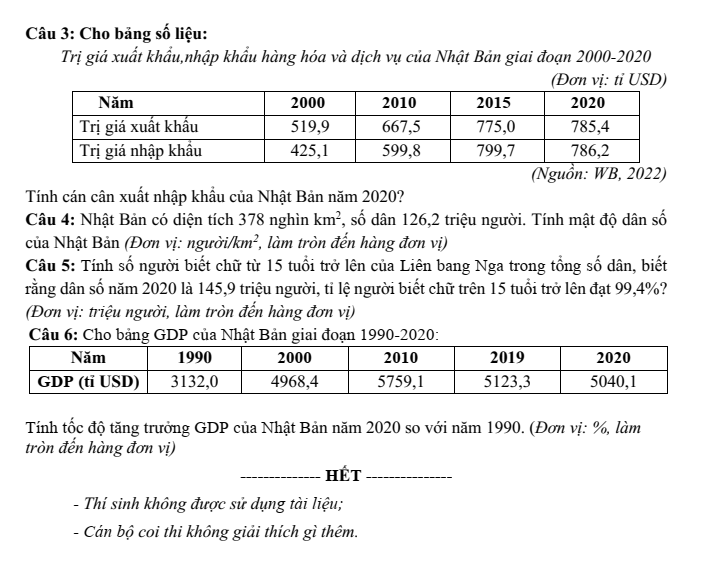 Đề thi Giữa kì 2 Địa Lí 11 năm 2025-2026 trường THPT Số 1 Lê Hồng Phong (Đắk Lắk)