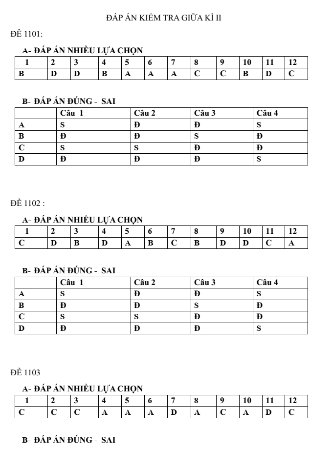 Đề thi Giữa kì 2 Lịch Sử 11 năm 2025-2026 trường THPT Xuyên Mộc (Tp.HCM)