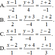 Đề kiểm tra 15 phút Toán 12 Chương 3 Hình học có đáp án (Đề 4)