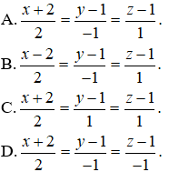 Đề kiểm tra 15 phút Toán 12 Chương 3 Hình học có đáp án (Đề 4)