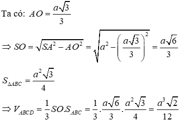 Đề kiểm tra 45 phút Toán 12 Chương 1 Hình học có đáp án (Đề 2)