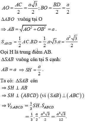 Đề kiểm tra 45 phút Toán 12 Chương 1 Hình học có đáp án (Đề 4)