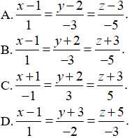 Đề kiểm tra 45 phút Toán 12 Chương 3 Hình học có đáp án (Đề 1)