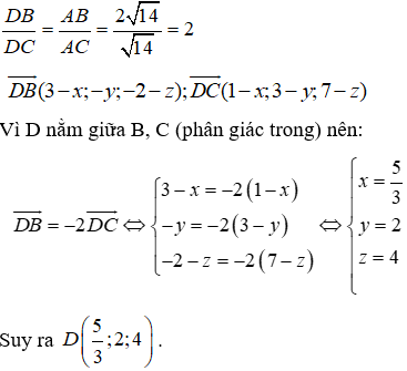 Đề kiểm tra 45 phút Toán 12 Chương 3 Hình học có đáp án (Đề 1)