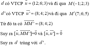 Đề kiểm tra 45 phút Toán 12 Chương 3 Hình học có đáp án (Đề 1)