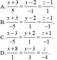 Đề thi 45 phút Toán 12 Chương 3 Hình học có đáp án (Đề 3)