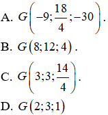 Đề thi 45 phút Toán 12 Chương 3 Hình học có đáp án (Đề 4)