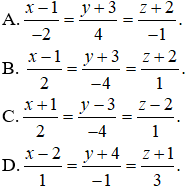 Đề thi 45 phút Toán 12 Chương 3 Hình học có đáp án (Đề 4)