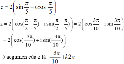 Đề thi 45 phút Toán 12 Chương 4 Giải tích có đáp án (Đề 3)