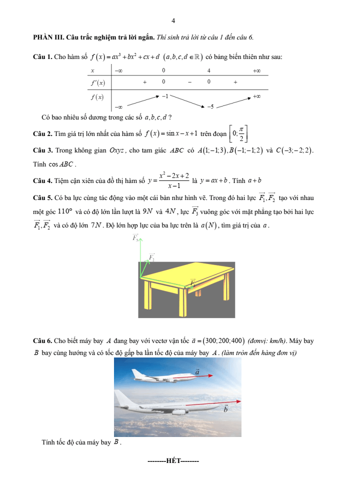 Đề cương ôn tập Giữa kì 1 Toán 12 trường THPT Sơn Động số 3 năm 2025-2026