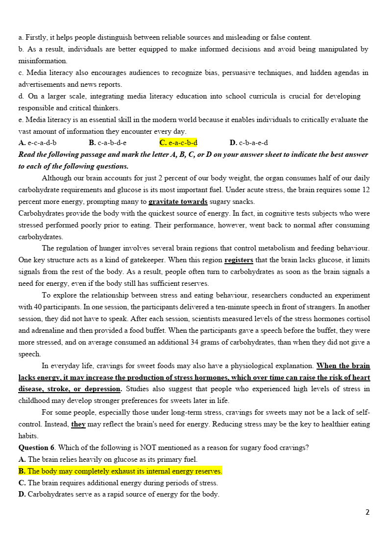 Đề khảo sát Tiếng Anh 12 Hà Nội năm 2026
