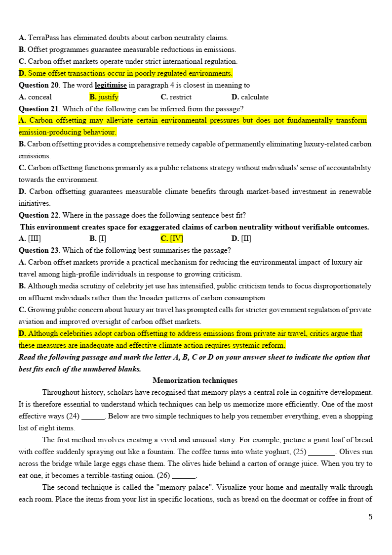 Đề khảo sát Tiếng Anh 12 Hà Nội năm 2026