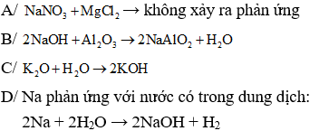 Đề kiểm tra 15 phút Hóa 12 Học kì 2 có đáp án (Lần 1 - Đề 2)