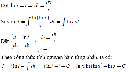 Đề kiểm tra 15 phút Toán 12 Chương 3 Giải tích có đáp án (Đề 2)