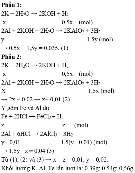 Đề thi Giữa kì 2 Hóa học 12 có đáp án (Trắc nghiệm - Tự luận - Đề 1)