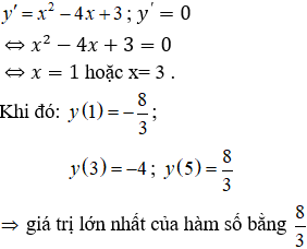 Đề kiểm tra 45 phút Toán 12 Chương 1 Giải tích có đáp án (Đề 3)