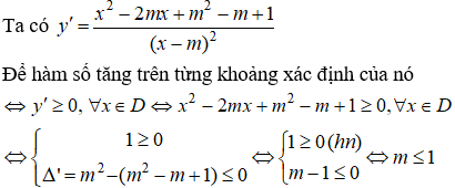 Đề kiểm tra 45 phút Toán 12 Chương 1 Giải tích có đáp án (Đề 3)