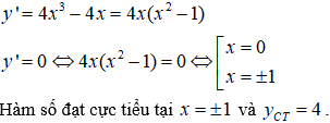 Đề kiểm tra 45 phút Toán 12 Chương 1 Giải tích có đáp án (Đề 4)