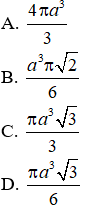 Đề kiểm tra 45 phút Toán 12 Chương 2 Hình học có đáp án (Đề 4)