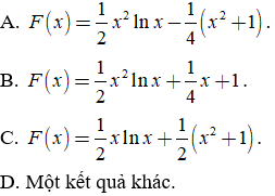 Đề thi 45 phút Toán 12 Chương 3 Giải tích có đáp án (Đề 2)