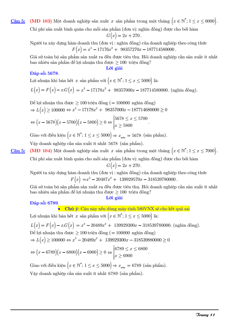Đề thi Giữa kì 1 Toán 12 THCS-THPT Trần Cao Vân năm 2025-2026