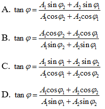 Đề thi Giữa kì 1 Vật Lí 12 có đáp án (3 đề)