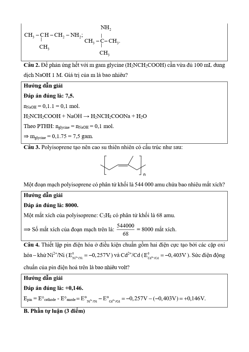 6 Đề thi Học kì 1 Hóa học 12 Chân trời sáng tạo (có đáp án, cấu trúc mới)