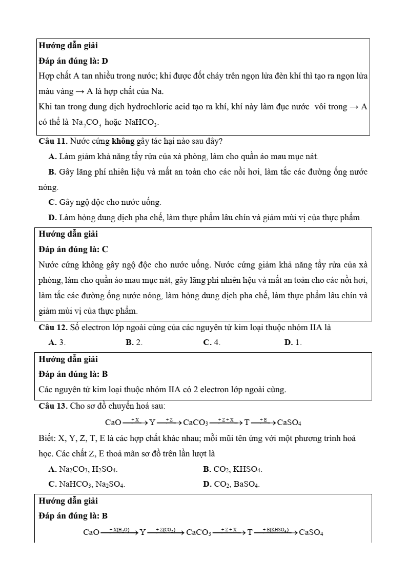 6+ Đề thi Học kì 2 Hóa học 12 Kết nối tri thức (cấu trúc mới, có đáp án)