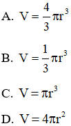 Đề thi Học kì 1 Toán 12 có đáp án (Đề 1)