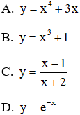 Đề thi Học kì 1 Toán 12 có đáp án (Đề 1)