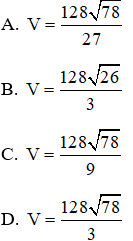 Đề thi Học kì 1 Toán 12 có đáp án (Đề 3)