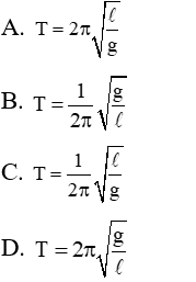 Đề thi Học kì 1 Vật Lí 12 có đáp án (Đề 2)