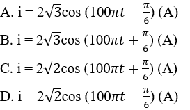 Đề thi Học kì 1 Vật Lí 12 có đáp án (Đề 2)