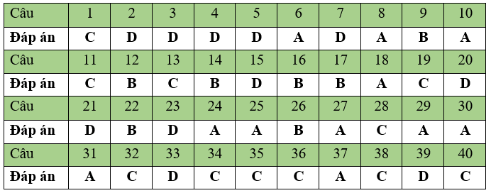 Đề thi Học kì 1 Vật Lí 12 có đáp án (Đề 2)