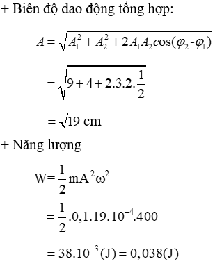 Đề thi Học kì 1 Vật Lí 12 có đáp án (Đề 2)