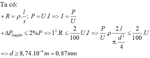 Đề thi Học kì 1 Vật Lí 12 có đáp án (Đề 2)