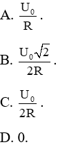 Đề thi Học kì 1 Vật Lí 12 có đáp án (Đề 4)