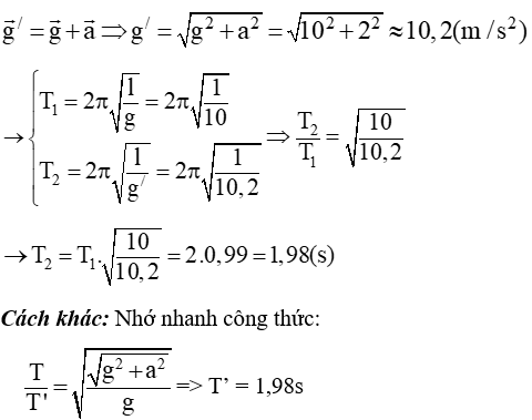 Đề thi Học kì 1 Vật Lí 12 có đáp án (Đề 4)