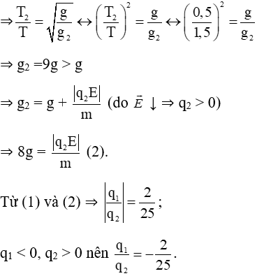 Đề thi Học kì 1 Vật Lí 12 có đáp án (Đề 4)