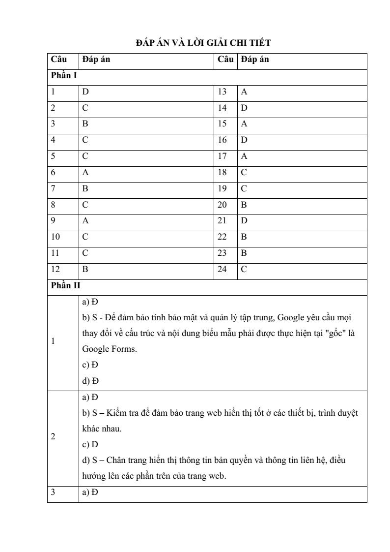6+ Đề thi Học kì 2 Tin học 12 Kết nối tri thức (cấu trúc mới, có đáp án)