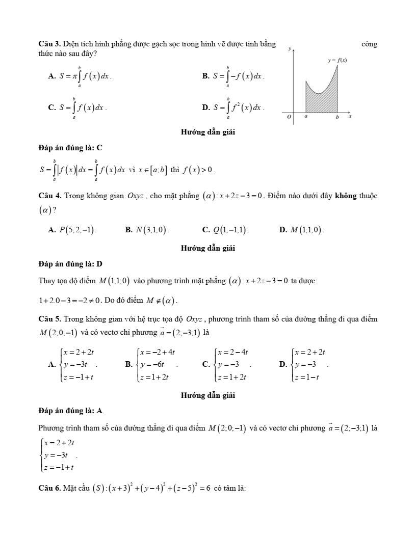 10+ Đề thi Học kì 2 Toán 12 Kết nối tri thức (cấu trúc mới, có đáp án)