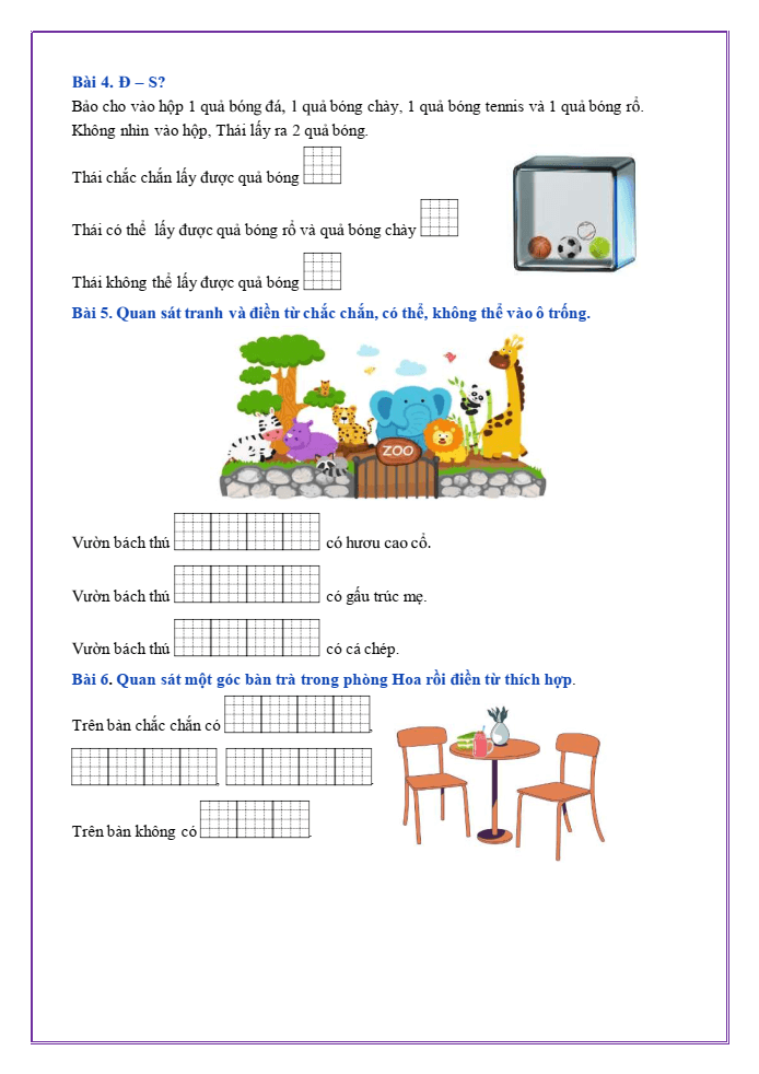 Bài tập hàng ngày Toán lớp 2 Bài 74: Ôn tập kiểm đếm số liệu và lựa chọn khả năng | Kết nối tri thức