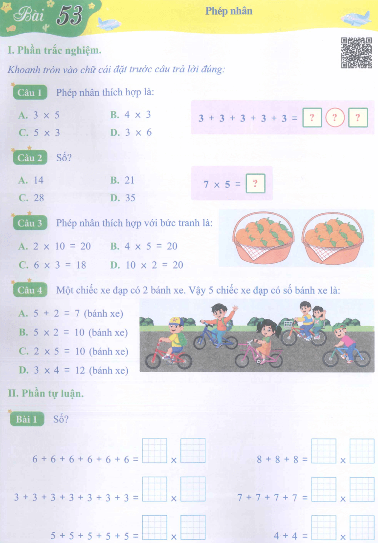 Bài tập Toán lớp 2 Cánh diều (có lời giải) | Bài tập hàng ngày Toán lớp 2