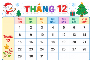 Đề thi Học kì 1 Toán lớp 2 năm 2025-2026 trường Tiểu học Đồng Hòa (Hải Phòng)
