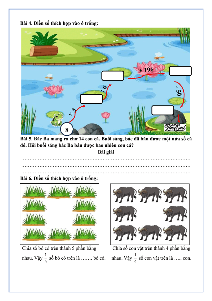 Bài tập hàng ngày Toán lớp 3 Bài 15: Luyện tập chung | Kết nối tri thức