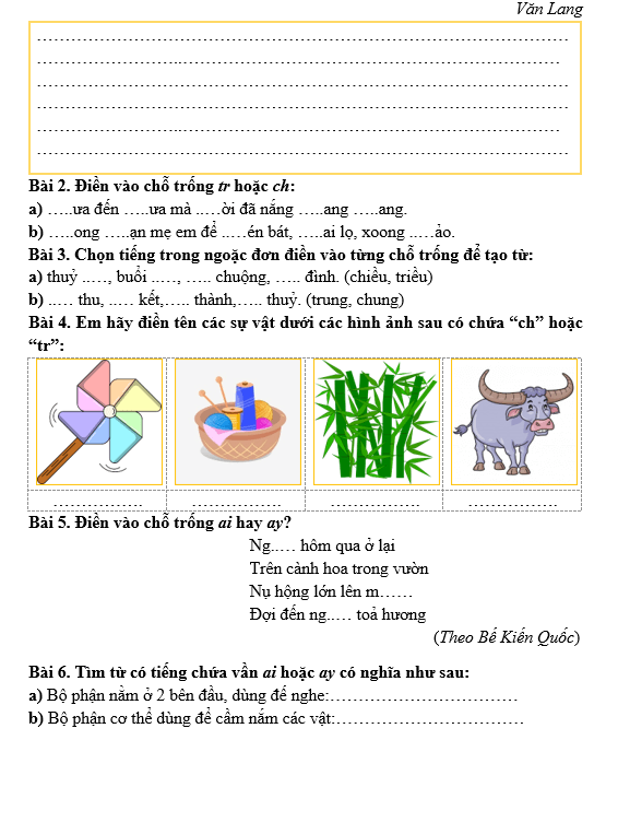 Bài tập hàng ngày Tiếng Việt lớp 3 Bài 23: Hai Bà Trưng | Kết nối tri thức