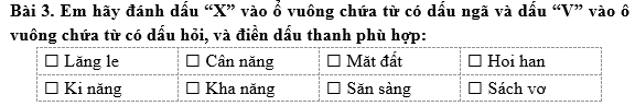 Bài tập hàng ngày Tiếng Việt lớp 3 Bài 27: Những chiếc áo ấm | Kết nối tri thức