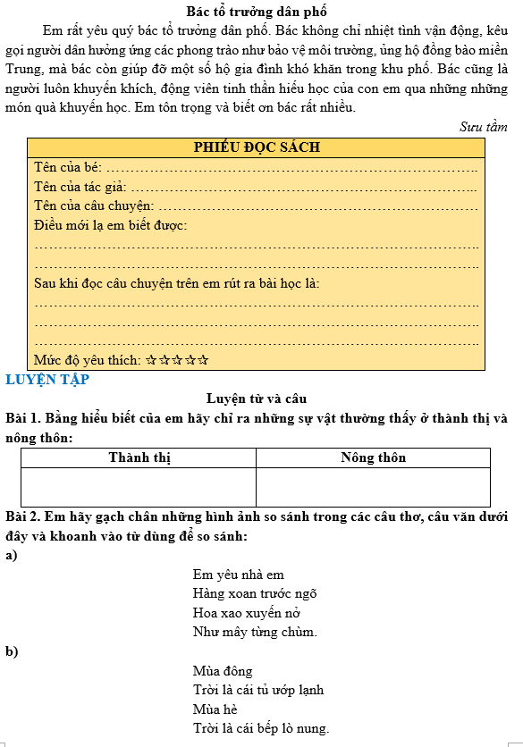 Bài tập hàng ngày Tiếng Việt lớp 3 Bài 32: Cây bút thần | Kết nối tri thức